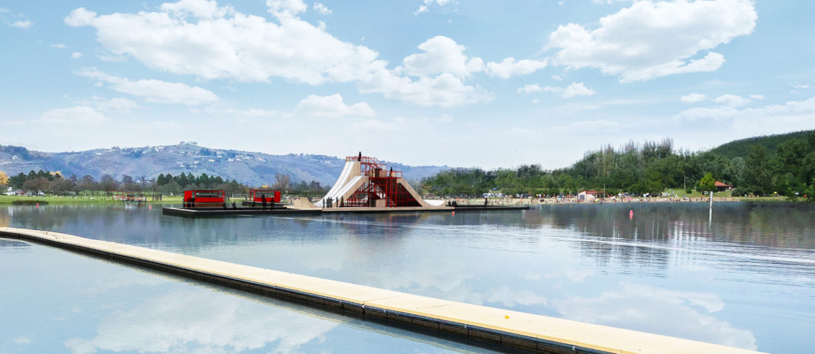 Waterjump flottant – Vienne Condrieu Waterjump flottant – Vienne Condrieu